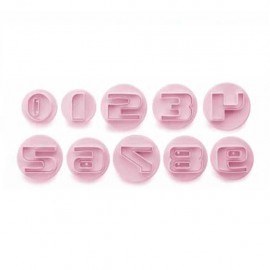 Cortador de Galletas Numeros con Expulsor IBILI