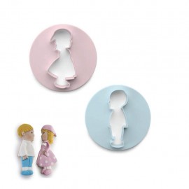 Cortador de Galletas Niña y Niño IBILI
