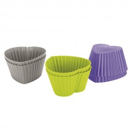 Moldes para Muffin y Mantecada de corazón Ibili