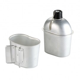 Cantimplora de Aluminio Army 1 Litro IBILI