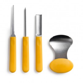 Utensilios Para Decorar Calabazas De Halloween Son 4 IBILI