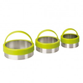 Cortador de Galletas Redondo 3 Piezas IBILI