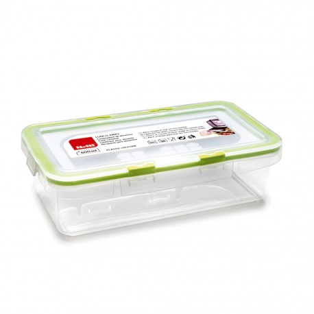 Contenedor Tupper Hermetico para AlimentosSilicona Plastico 600ml IBILI
