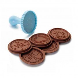 Cortador de galletas Redondo Petit Ecolier con Expulsor IBILI