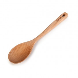 Cuchara Redonda De Madera De Haya 30 Cm Marca IBILI
