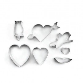 Cortador de Galletas San Valentin 7 Piezas IBILI