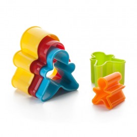 Cortador de Galletas y Fondant de Ginger o Jengibre 5 Piezas IBILI