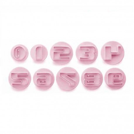 Cortador de Galletas Numeros con Expulsor IBILI