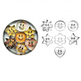 Cortadores para Galletas en Forma de Carita Sonriente IBILI