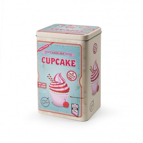 Bote Vintage Metalico para Galletas IBILI