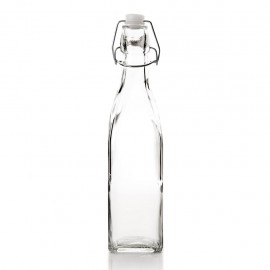 Botella de Vidrio Vintage Cuadrada o Redonda 500ml IBILI