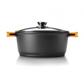 Cacerola Con Tapa Aluminio Fundido Indeformable EVOLUTION 28 Cm IBILI