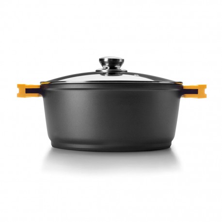 Cacerola Con Tapa Aluminio Fundido Indeformable EVOLUTION 28 Cm IBILI