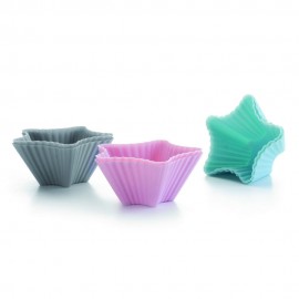 Molde para Cupcakes / Mantecadas / Muffin  estrella IBILI