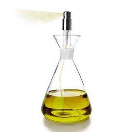 Aceitera de Cristal Tipo Probeta con Spray IBILI