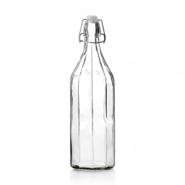 Botella de Vidrio Vintage Gajos 1L IBILI