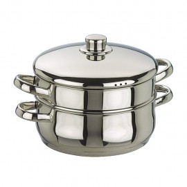 Olla Para Verduras Al Vapor O Vaporera De Acero Con Tapa Marca Ibili