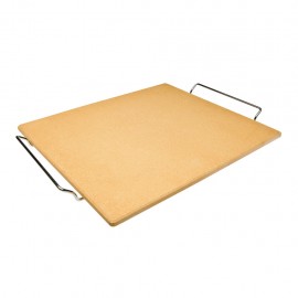Piedra Para Pizza Cuadrada Con Soporte Ibili