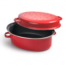 Olla Cocotte Mini Redonda De Hierro Fundido Esmaltado IBILI