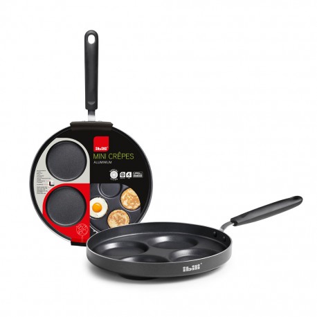 Sarten para Hotcakes y Crepas Mini 4 Cavidades IBILI