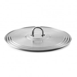 Tapa para Sartenes Y Ollas Profesional  Acero Inoxidable Ibili