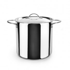 Olla De Acero Inoxidable Con Tapa para Inducción Noah Ibili