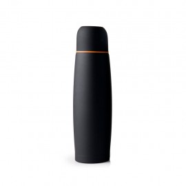 Termo Para Líquidos Acero Inox Bombado color negro Marca Ibili