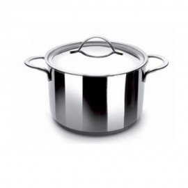Olla con Tapa "noah" Inducción Acero Inoxidable y Medidas ibili