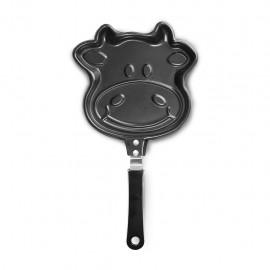 Sarten para Crepas y Hot cakes forma Vaca sirve para Inducción IBILI