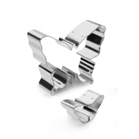 set 2 corta galletas IBILI de mariposa