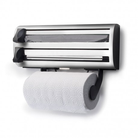 Porta rollos de cocina 3 en 1 Ibili