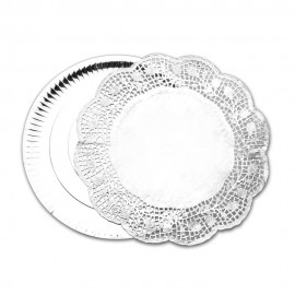 set de 3 blondas y 3 bandejas redondas IBILI