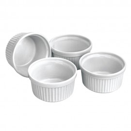 Set de 4 Moldes para Creme Brule o Ramequin IBILI