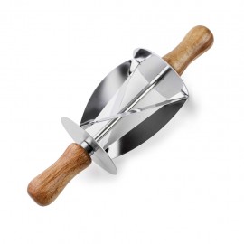 Rodillo Cortador De Croissant O Cuernito Mini 9x9 Cm Ibili