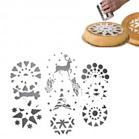 set de 10 plantillas para decorar pasteles ibili