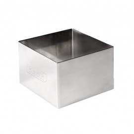 timbal o aro cuadrado para emplatar de acero inoxidable IBILI