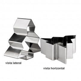 Timbal o aro para emplatar con forma de árbol de Navidad IBILI