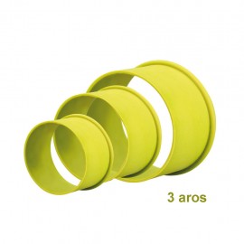 Timbales o Aros para Emplatar de Fiberglass (Set de 3) IBILI